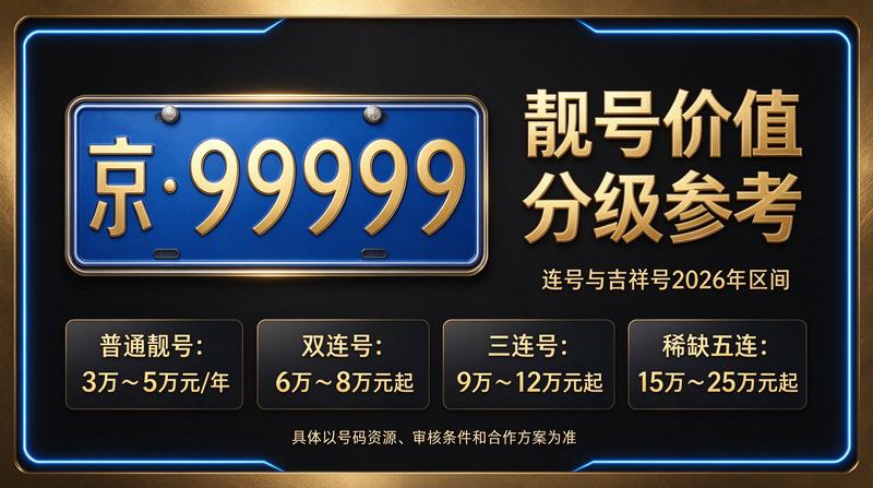闲置车牌指标价格详情